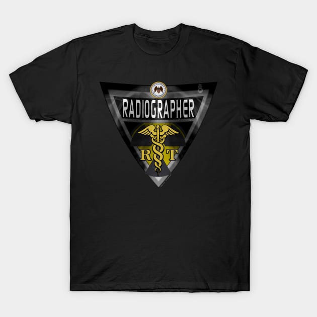 Radiographer Essentials Shield T-Shirt by J. Rufus T-Shirtery